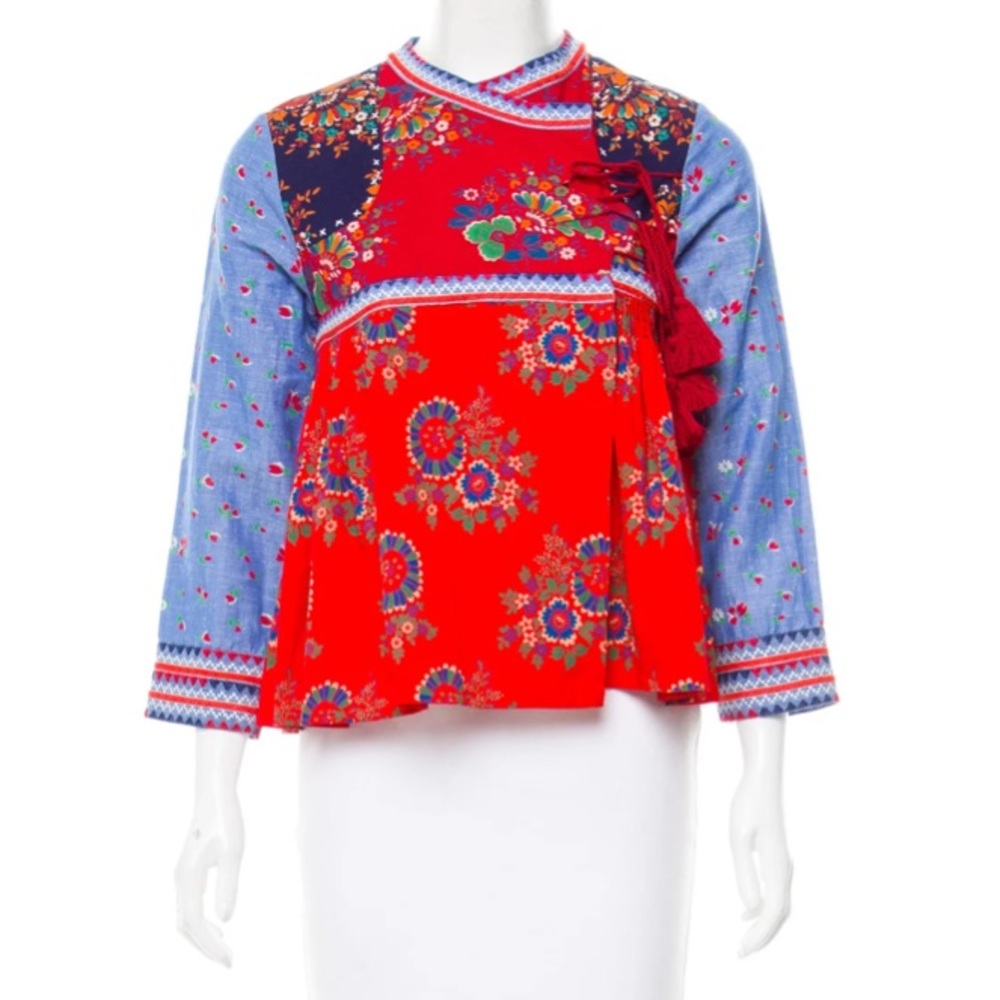 Ulla Johnson Vashti Patchwork Jacket Size 6 NWOT